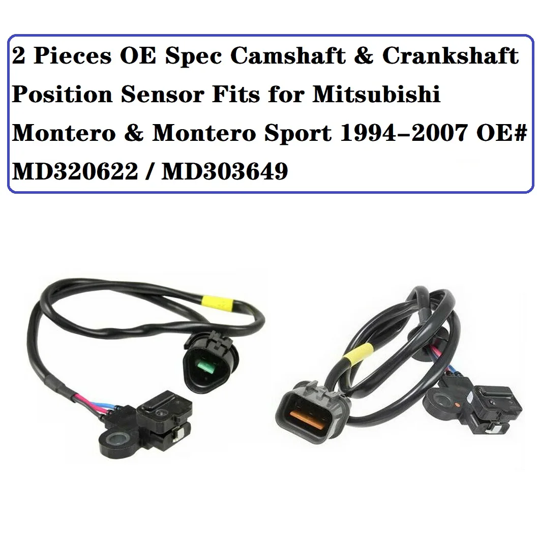 MD303649 / MD320622 New OE Spec Camshaft or Crankshaft Position Sensor for Mitsubishi Montero 1994-2007 OE# PC96 / PC191