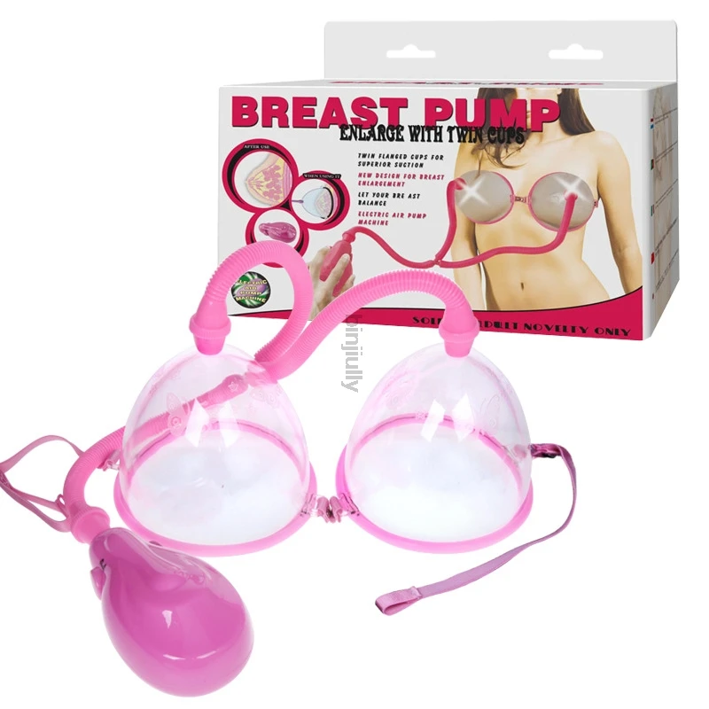 Vacuum Suction Cup Women Breast Enlarge Pump Magnetic Therapy Set Breast Enhancement Tools K0521