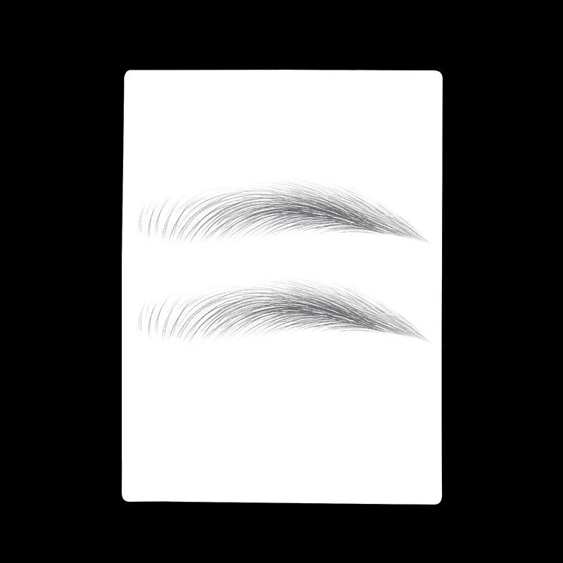 White silicone tattoo double-sided practice skin permanent makeup fake practice skin tattoo beginner eyebrow skin practice