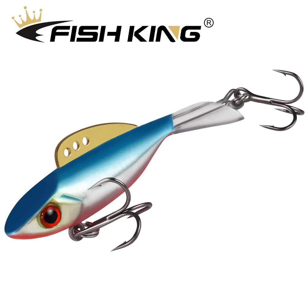 FTK Winter Ice Fishing Lure 38cm-65cm 4/8/10/12g 3D Eyes Colorful AD-Sharp Bait Hard Lure Balancer for Fishing Bait