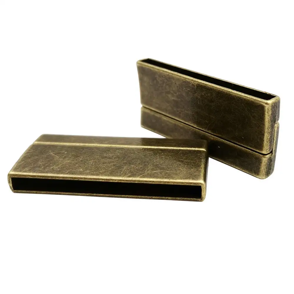 Aaazee Big Size Magnetic Clasps 40x3mm Hole Strong Magnet Curved Face