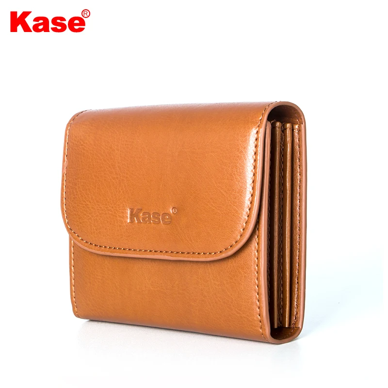 Bolsa de filtros Kase para filtros circulares de 58 mm, 62 mm, 67 mm, 72 mm, 77 mm, 82 mm y 95 mm, puede almacenar 5 filtros