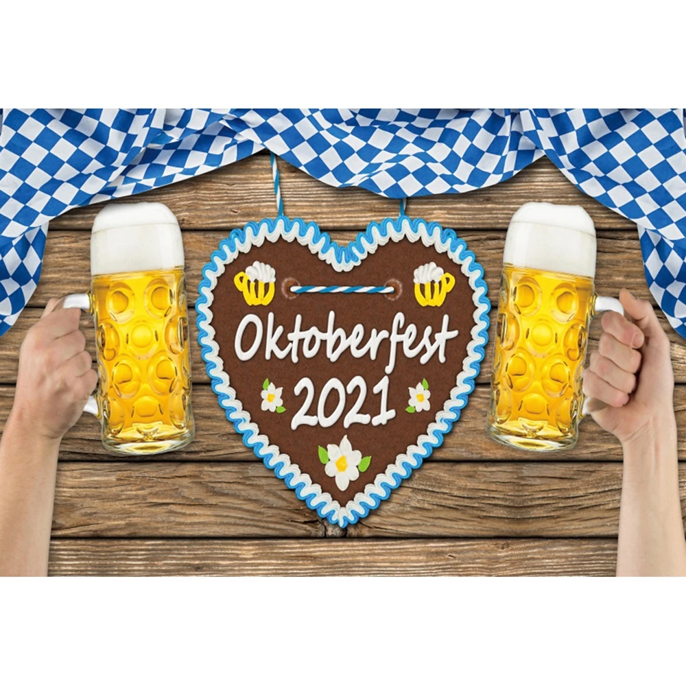 Yeele Oktoberfest Photocall Cheers Beer Carnival Decor Wheat Wine Photography Backdrop Photographic Backgrounds Photo Studio