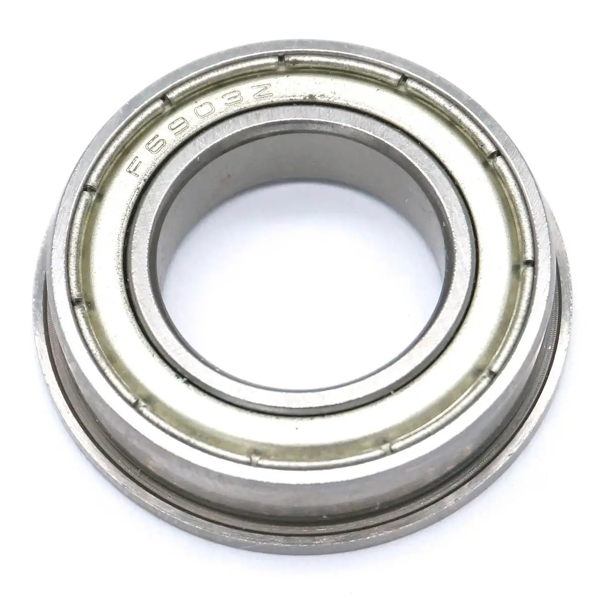 F6903ZZ 17x30x7mm ABEC3 Flange Bearing Metal Shielded Deep Groove Bearing