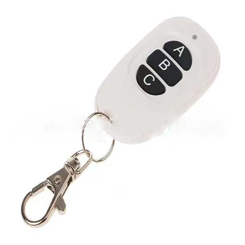 Wireless remote control security access control remote control 433 transmitter white duck egg 3 button new remote control