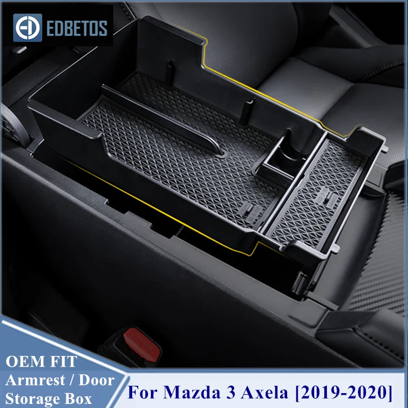 

Car Center Console Box For Mazda 3 Axela 2019 2020 2021 2022 2023 Accessories Central Multifunction Storage Pallet Container Box