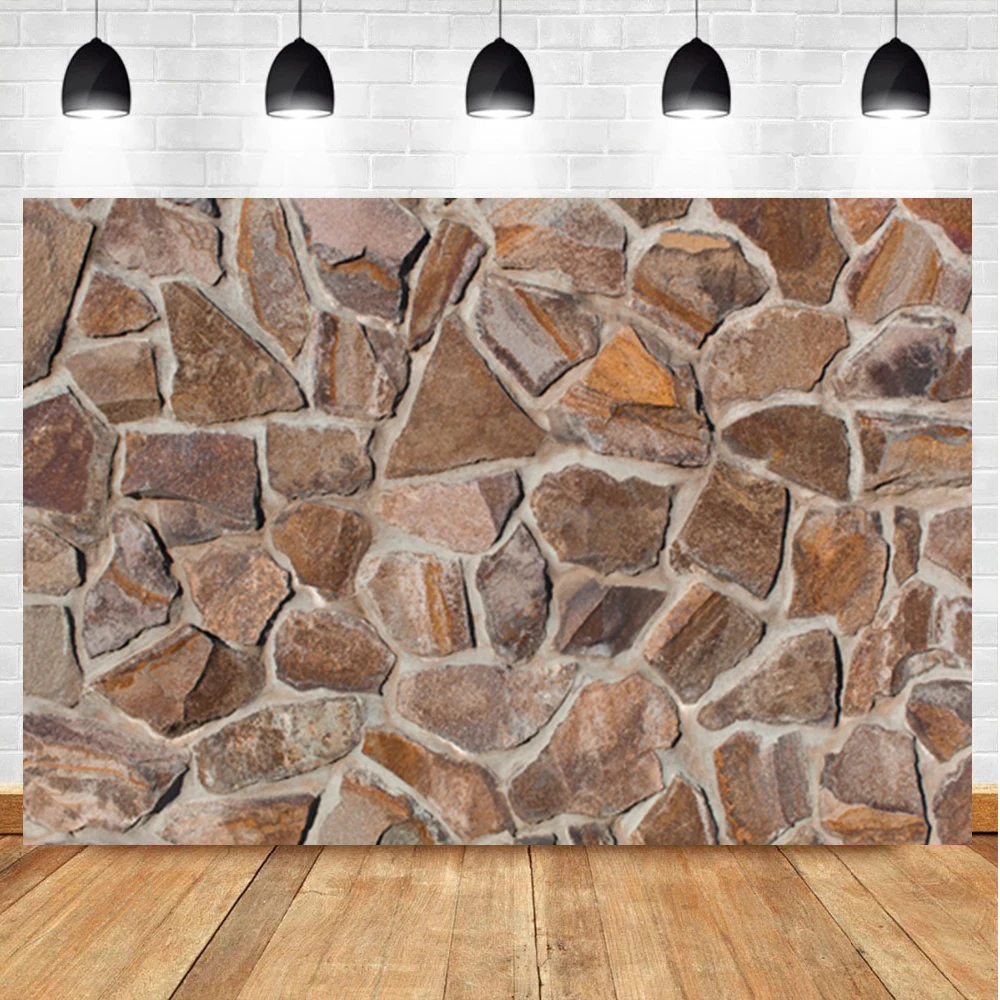 Laeacco Stone Texture Wall Photography Background Cover Decor Birthday Wedding Party Portrait Photocall Backdrop For Photo Studi