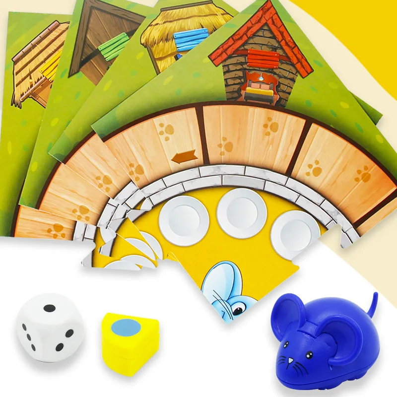 

Mouse Cheese Color Cognitive Intelligence Parent-child Interaction Family Gathering Multiplayer Board Game