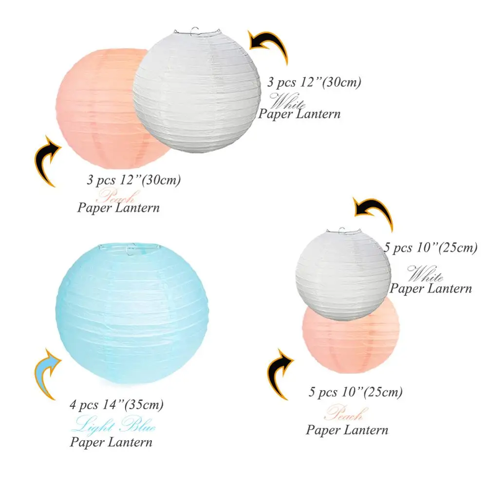 20 pcs Chinese Paper Lantern 10