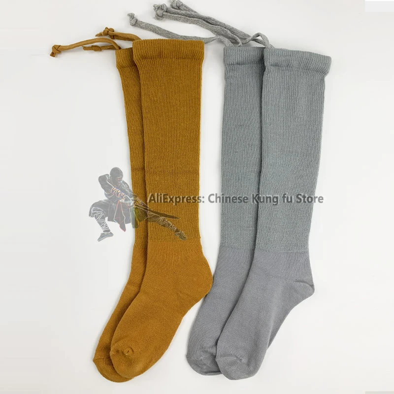 Winter Buddhist Monk Shaolin Kung fu Socks Wudang Taoist Meditation Tai Chi Footwear Martial arts Sports Stockings