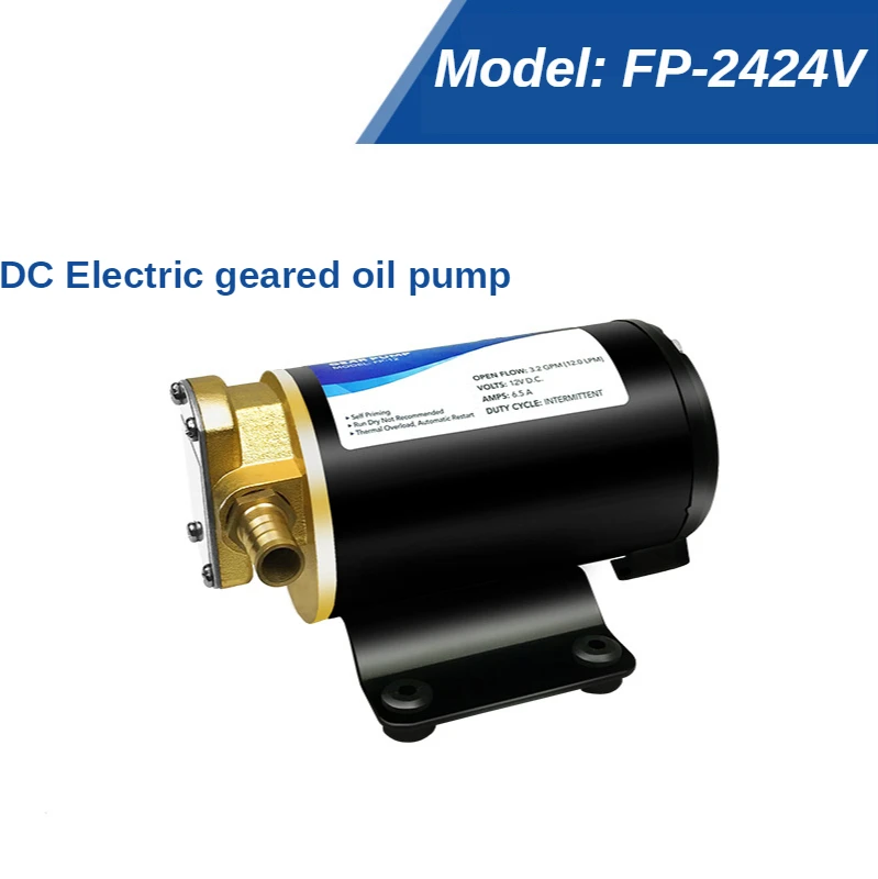 Pompa di trasferimento olio DC Waster con micro ingranaggi autoaspiranti 12V/24V