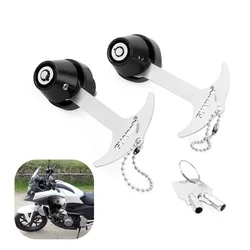 Motorcycle handlebar plug anti-theft helmet lock For Honda CBR600RR CB250 NC700X NC750X CBR300R VFR1200F VFR800 Goldwing GL1800