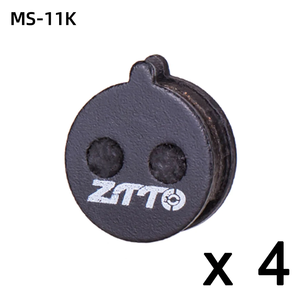 ZTTO 4 Paar MTB Halbmetall-Fahrrad-Bremsbeläge, leise Keramik für Fahrrad-Scheibenbremse M8020 M6100 MT200 Führungscode E9 DB ER MT6 MT4
