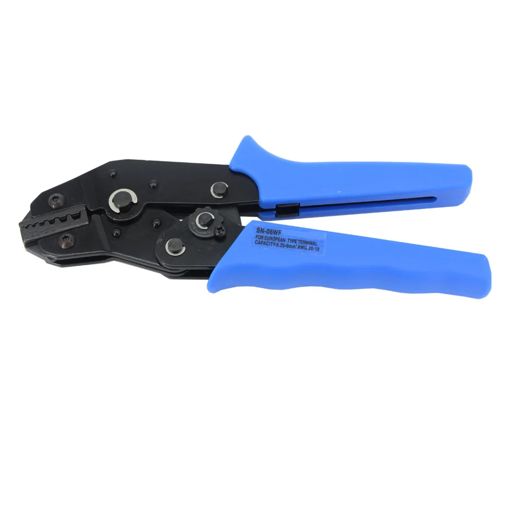 Wire crimping pliers SN-06WF Terminal clamp pliers 24-10AWG Wire cutting mould crimping tool crimping plier 0.25-6mm2