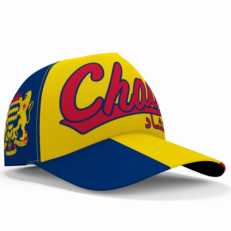 Chad Baseball Cap Free Custom Made Name Number Team Logo Td Hat Tcd Tchad French Arab Travel Arabic Nation Chadian Flag Headgear