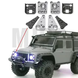 Tazza luce anteriore e posteriore lampada a Led gruppo luce supporto lampada staffa Shell per 1/10 Rc Crawler Car Traxxas Trx4 Defender Parts