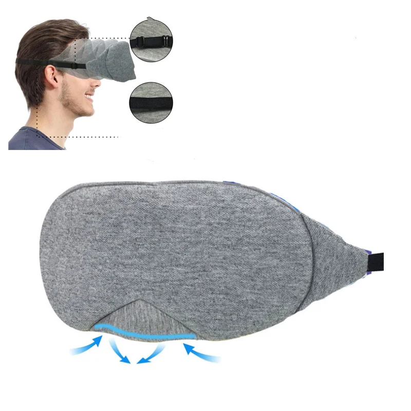 Blocking Light Sleeping Eye Mask Breathable Padded Travel Shade Cover Rest Relax Sleeping Blindfold Eye Cover Sleep Mask Eyepatc