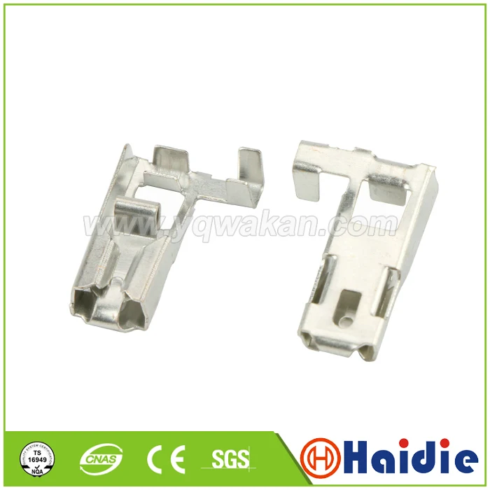 

50pcs crimping terminal for auto connector, loose pins crimp terminals DJ6247-D6.3B