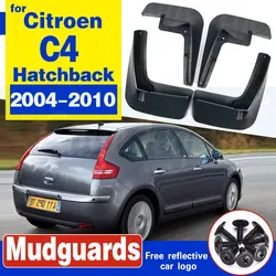Set Car Mud Flaps fit For Citroen C4 1 2004-2010 Hatchback Mudflaps Splash Guards Mud Flap Mudguards Fender Front Rear 2005 2006