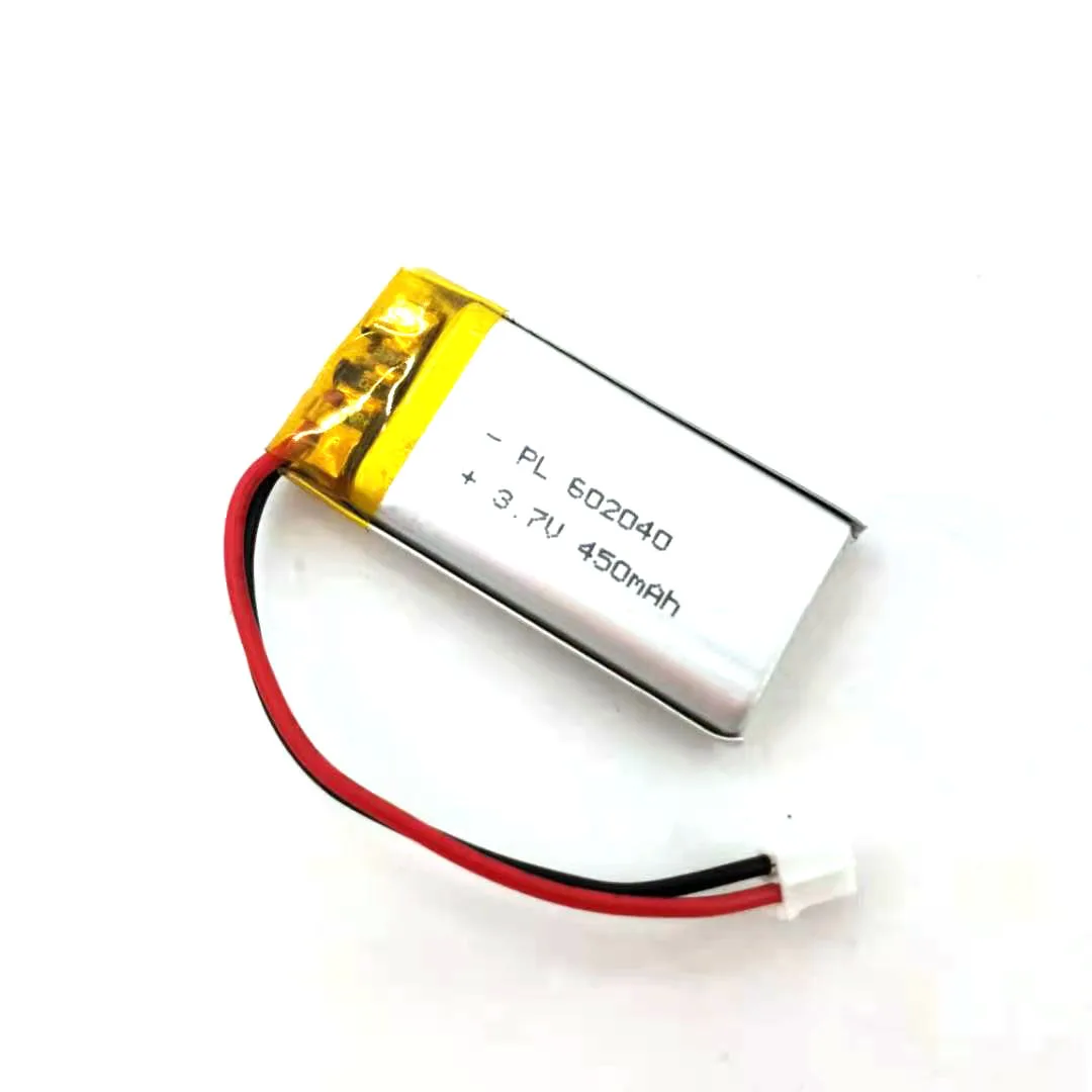 

MSDS Verified 2/5/20/200/1000/10000pcs 602040 , Rechargeable 3.7V 350mAh Li Lipo Lithium Polymer Ion Battery 2 Pin 2.0mm JST