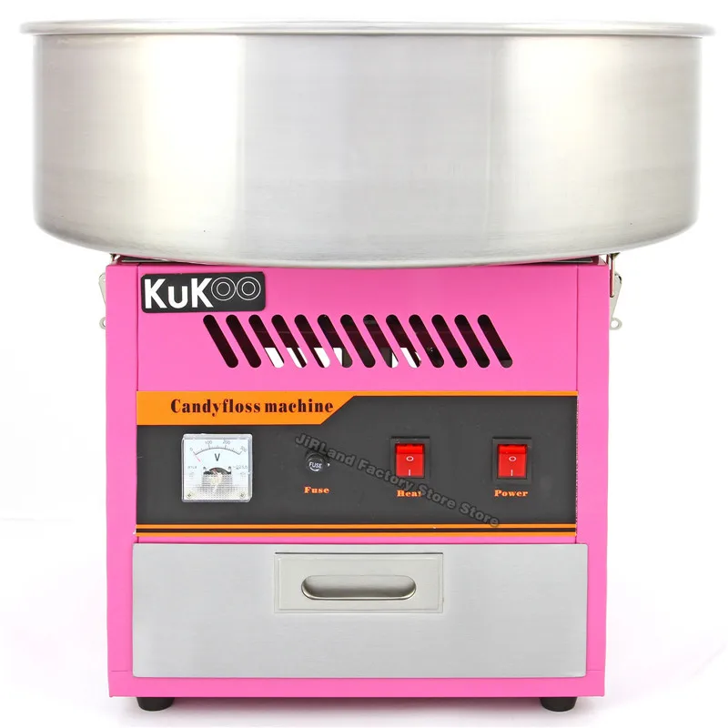 Electric marshmallow machine Automatic stainless steel cotton candy machine Commercial plug radio marshmallow machine