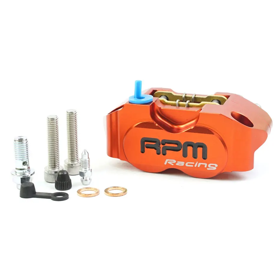 Motorrad RPM Bremssattel 4-Kolben für Yamaha Aerox Nitro RSZ JOG BWS 100 125 Zuma GROM Scooter Dirt Bike Scheibenbremssattel