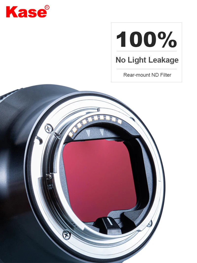 

Kase Rear-Mount Lens Neutral Density ND Filter ND8 ND16 ND32 ND64 ND1000 for Sigma 14-24mm F2.8 ( L Mount)