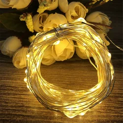 LED String Light Mini Waterproof Fairy Lights For Christmas Holiday Party Garden Bedroom Wedding Decoration Outdoor Indoor Lamp