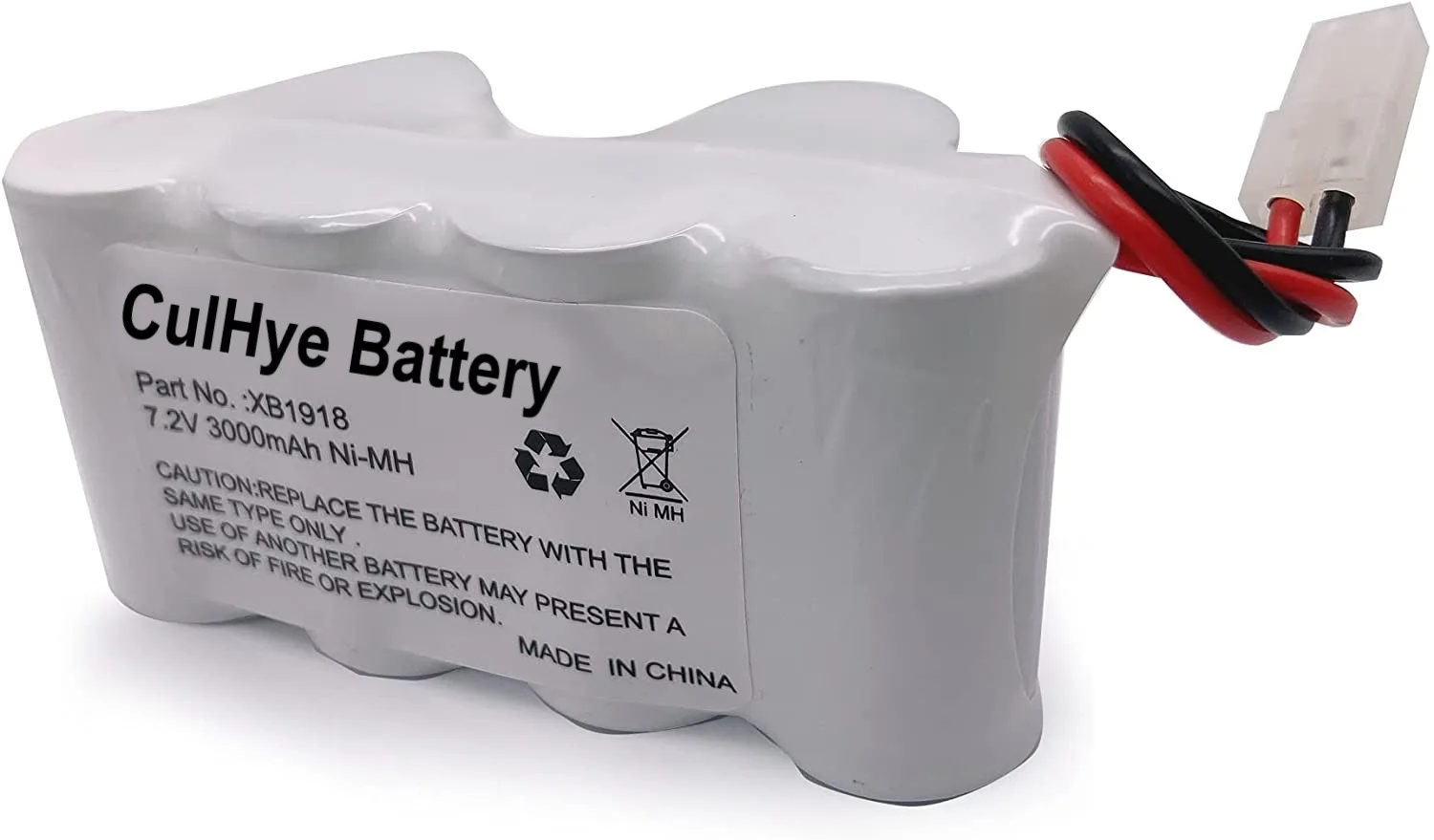 CulHye-batería Ni-MH para aspiradora, 7,2 V, 3000mAh, para Euro-Pro Shark V1950 VX3, barredora inalámbrica V1917 V1950 VX3 XB1918