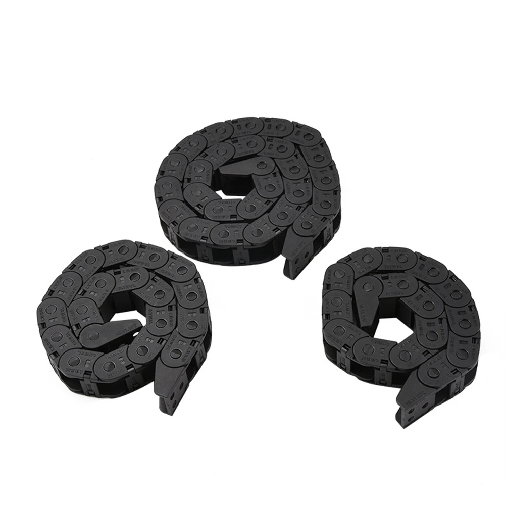 

For Blurolls Voron Switchwire Cable Chains Set Black Opening Type Wire Chains Three Hole Installation Mode High Quality Durable