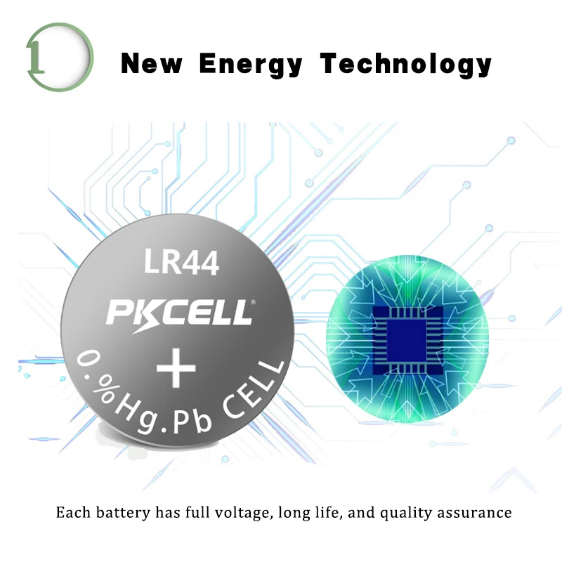 2PK/20Pcs PKCELL 1.5V AG13 LR44 Battery SR44 L1154 357 A76 Button Cell Batteries for thermometer