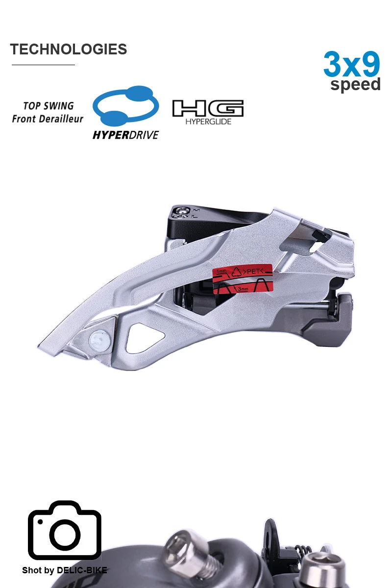 SHIMANO ALIVIO ALTUS Front Derailleur 3x9 Speed- TOP/ Down Swing FD-M371 FD-M370 FD-M4000-TS FD-M4000-DS FD-M2000 Original Parts