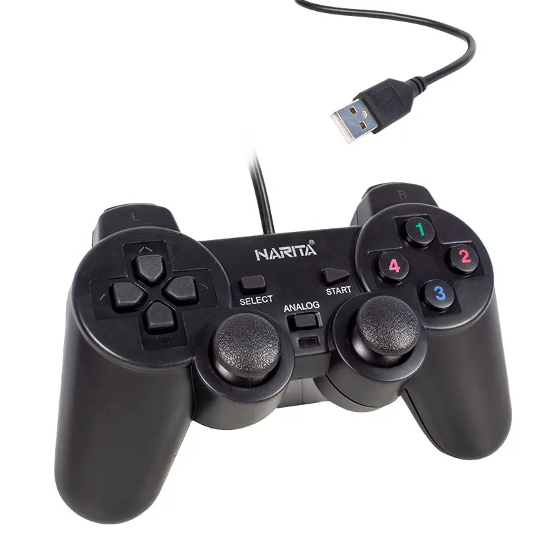 NARİTA NRT-333 USB GAME PAD JOYSTICK DUAL VIBRATING GAME HANDLE ANALOG