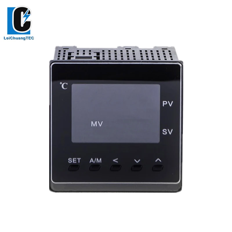 Input 0-10V 50 Segmen Ramp Yang Dapat Diprogram Perendam Pengendali Suhu Pid Cerdas LCD 72X72Mm SSR/Relay/4-20mA Output