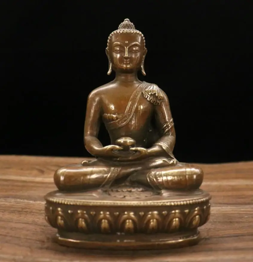 

Archaize brass Buddhism Founder Sakyamuni Buddha consecrate Buddha decoration crafts statue