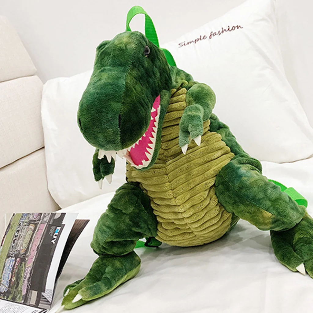 Ransel Dinosaurus 3D Kreatif Orangtua-anak Mode Baru Tas Punggung Mewah Kartun Hewan Lucu Tas Dinosaurus untuk Hadiah Anak-anak