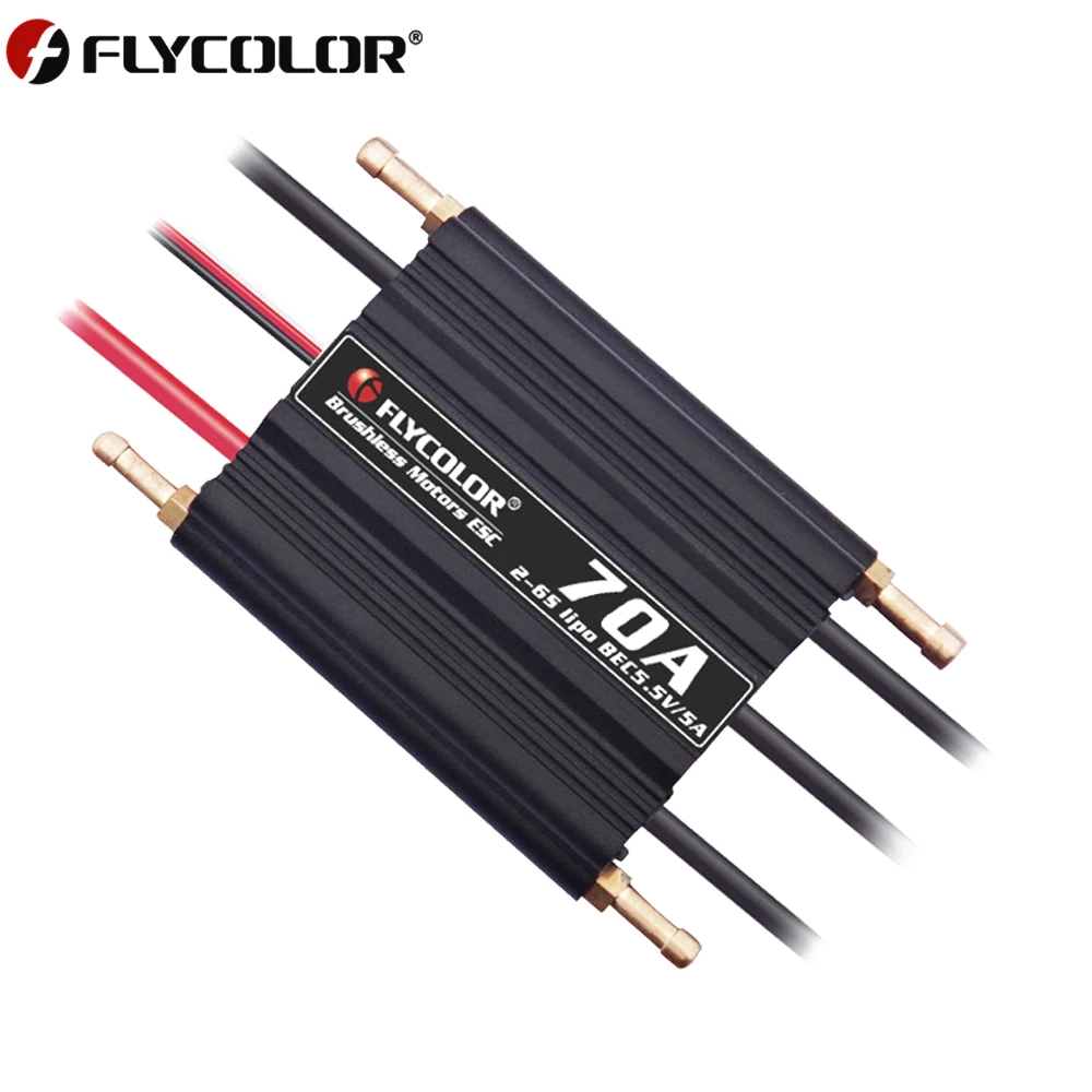 Flycolor 50A 70A 90A 120A 150A 2-6S Chống Thấm Nước Không Chổi Than ESC Điều Khiển Tốc Độ 5.5V/5A BEC programme Thẻ Cho Xe Đua Thuyền Đồ Chơi