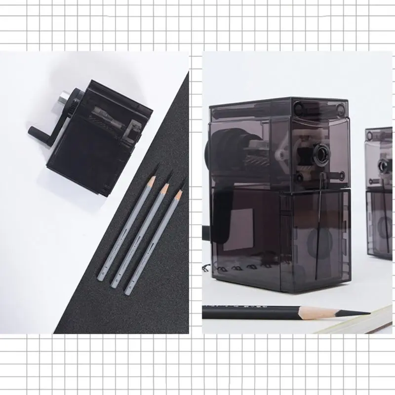 Professionelle Punkt Skizze Bleistift Spitzer Manuelle Hand Kurbel Bleistiftspitzer für Künstler Kunst Student Schreibwaren