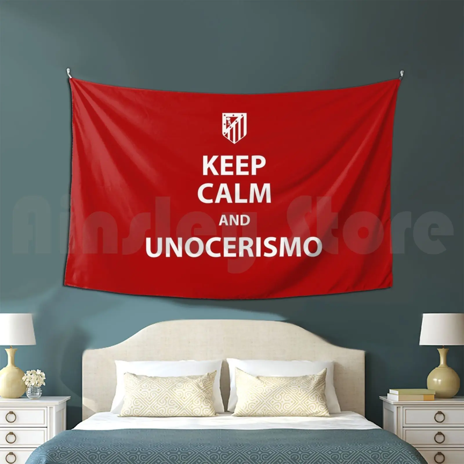 Unocerism Iii Tapestry Living Room Bedroom 1421 Never Stop Believing Simeone One Goal Fan Follower