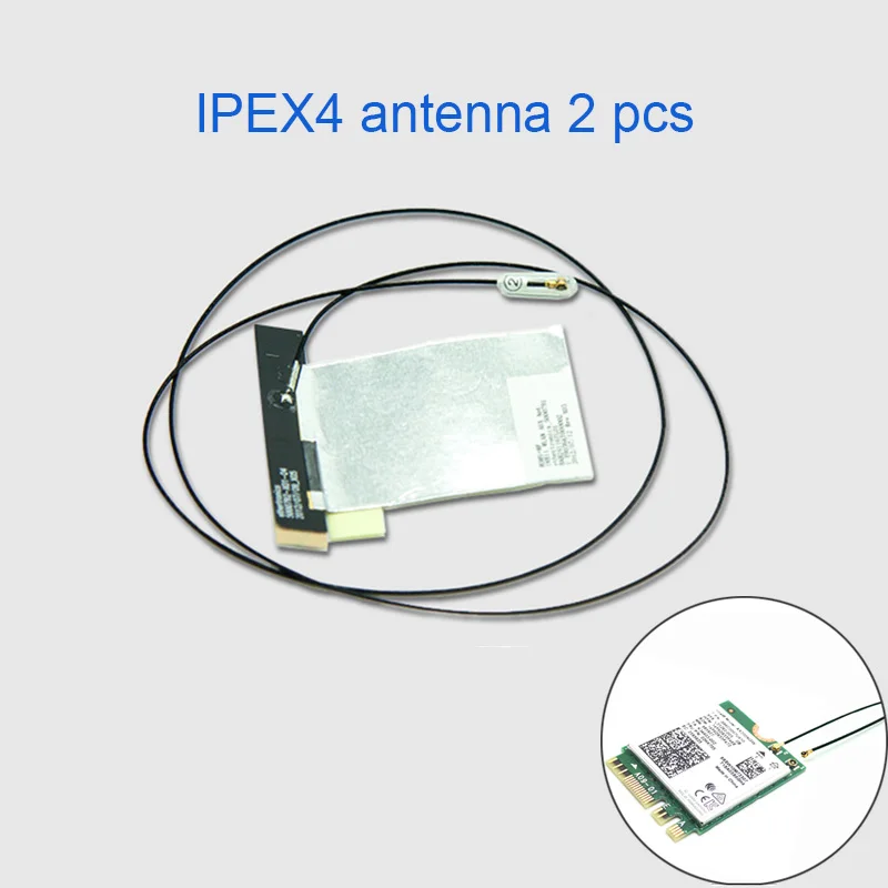 IPX4 generation notebook M.2 wifi card 9260ac AX200 EM7455 BCM94360CS antenna 4G module with built-in flexible FPC antenna