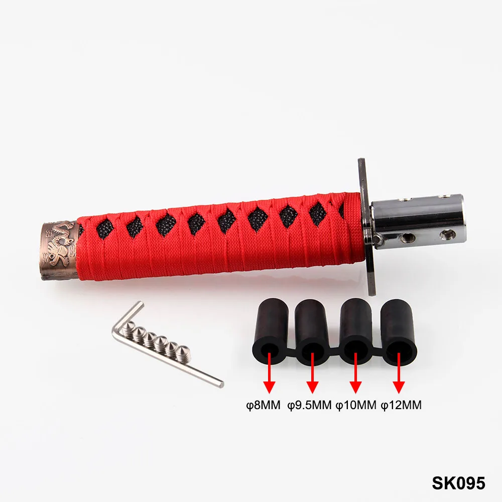 15cm Universal Samurai Sword Gear Shift Knob Shifter Katana Metal