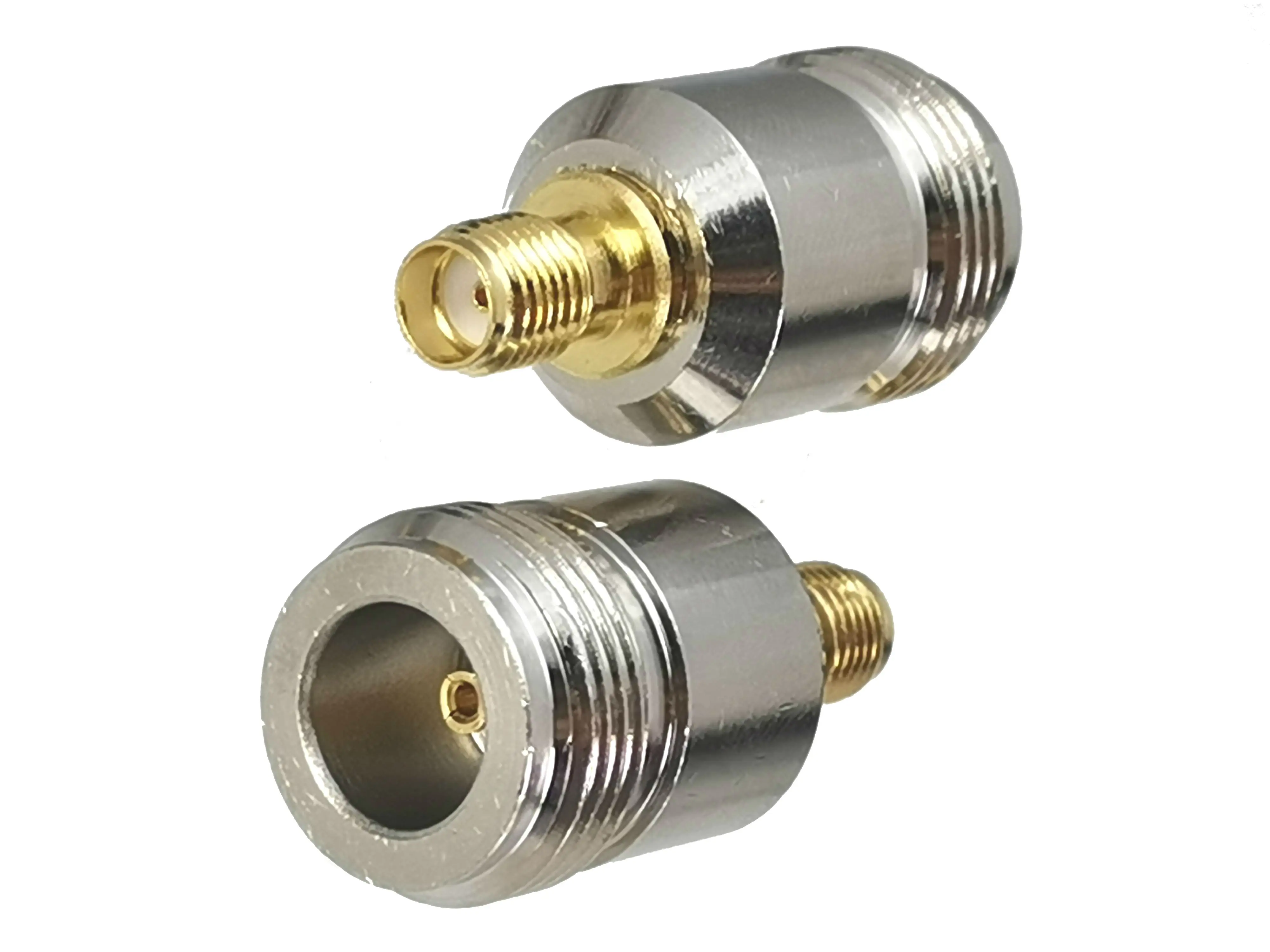1 stuk Adapter Connector SMA naar UHF PL259 SO239 / N / BNC / SMA Stekker & Aansluiting RF Coaxiaal Messing Recht Nieuw FJP-830
