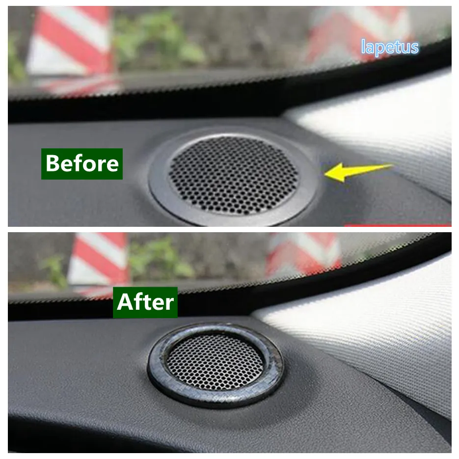 Dashboard Loudspeaker Ring Cover Fit For Jaguar XE / XF 2016 - 2022 / F-Pace 2017 - 2022 Car Styling Stereo Speaker Tweeter Trim