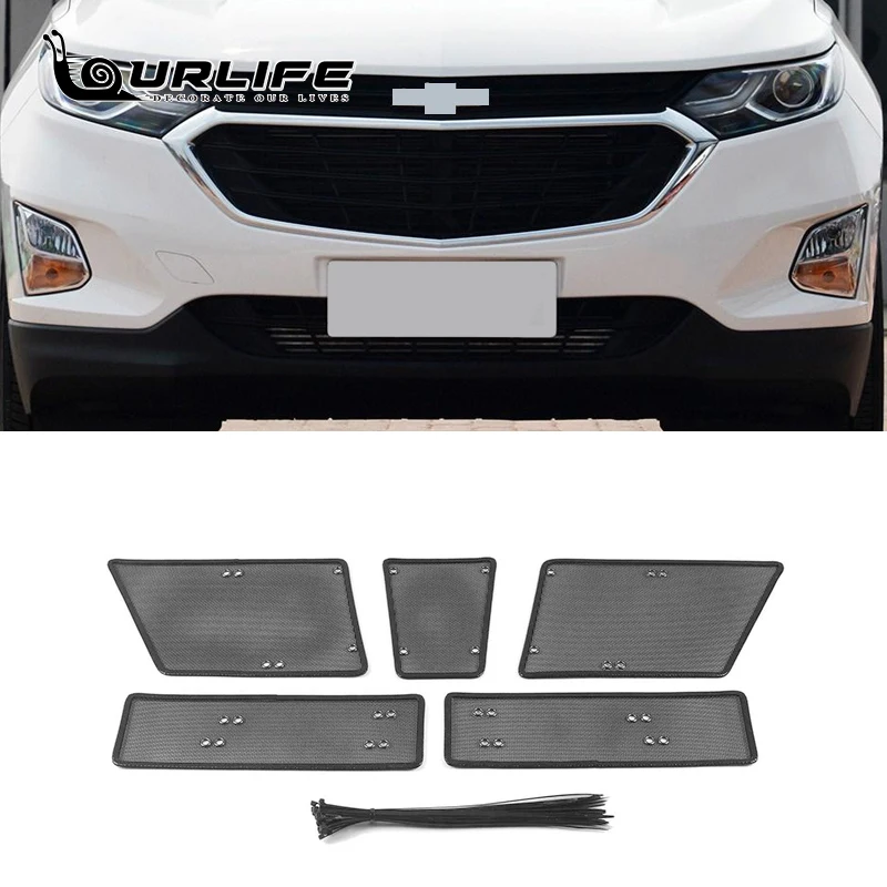 

Car Insect Screening Mesh Front Grille Net Cover Kit for Chevrolet Equinox 2017 2018 2019 2020 2021 Accessories