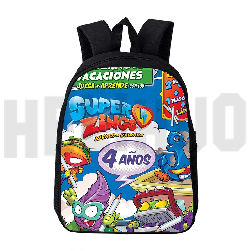 Kids Superthings Power Machines Kindergarten Mini Backpack Toddler Superzings Series 4/5/6 Rucksack Children Cartoon Travel Bags