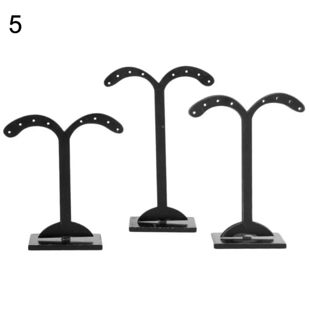 3Pcs Crotch Earring Ear Studs Jewelry Rack Display Stand Storage Hanger Holder