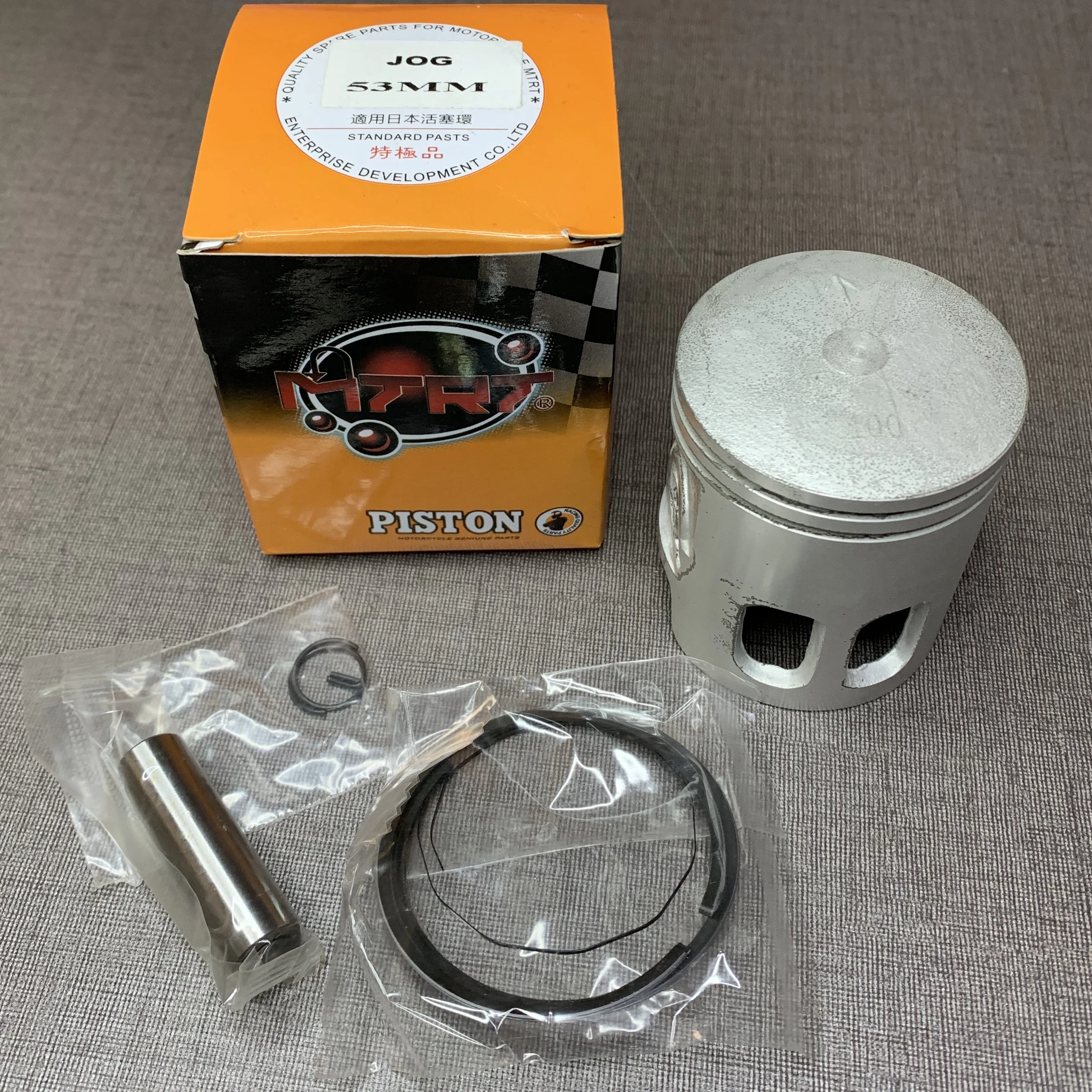 JOG50 JOG90 Piston Kit 52-54mm Big Bore Cylinder 52mm 52.5mm 52.75mm 53mm 54mm Racing Piston Set Tuning Parts Jog 50 90 BWSP