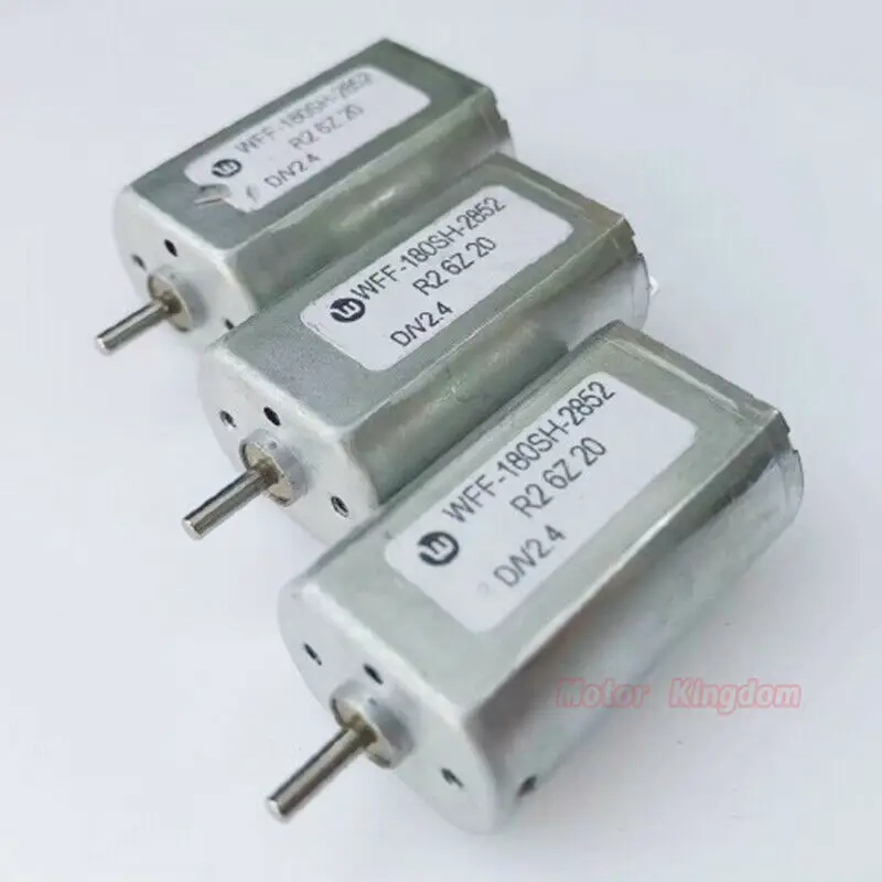 FF-180SH golarka elektryczna DC Mini 180 silnik 2.4V 8300RPM szlachetna szczotka metalowa silnik 2mm Dia wał