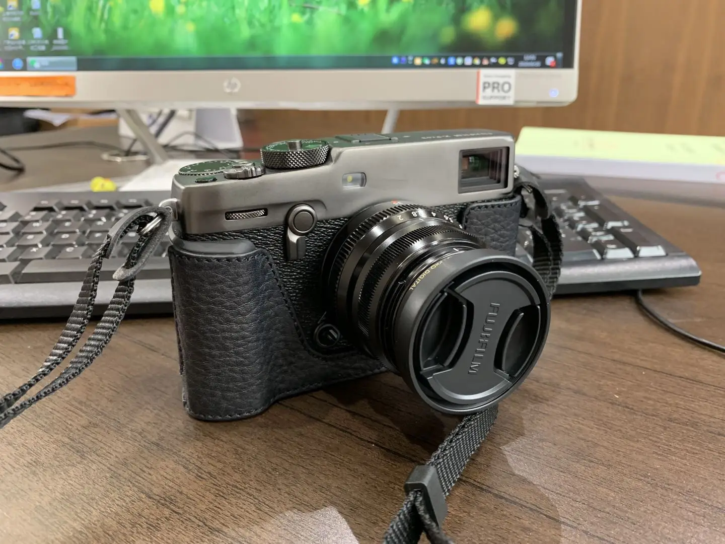 Projekt dla FUJIFILM XPRO3 X-PRO3Handmade aparat z prawdziwej skóry pół obudowy