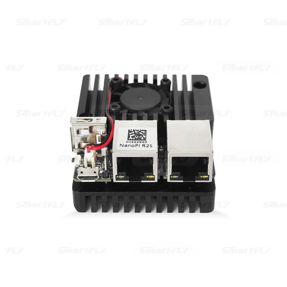 FriendlyElec Nanopi R2S Mini Tragbare Reise Router OpenWRT mit Dual-Gbps Ethernet Ports 1GB DDR4 Basierend in RK3328 soc für IOT